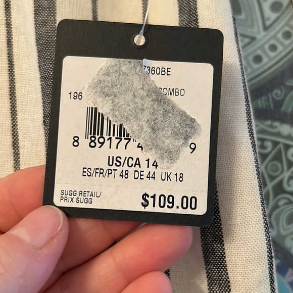 Rachael Roy linen blend wide leg pants - Picture 4 of 5